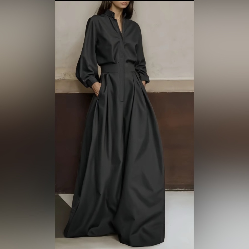 Elegant Black Maxi Dress